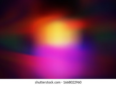 Dark Pink, Yellow vector abstract blurred background. Abstract colorful illustration with gradient. Background for designs.