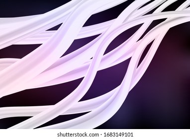 Fondo abstracto de color rosa oscuro, vector amarillo borroso. Ilustración abstracta brillante con diseño degradado. Nueva forma de tu diseño.