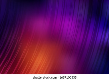 Dark Pink, Yellow vector abstract blurred background. A completely new colored illustration in blur style. Blurred design for your web site.