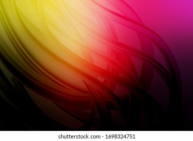 Dark Pink, Yellow vector abstract blurred layout. Modern abstract illustration with gradient. New way of your design.