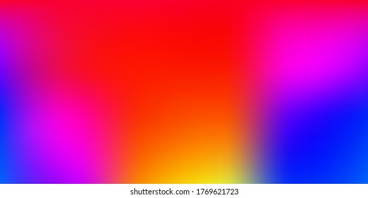 Dark Pink, Yellow vector abstract blur layout. Colorful abstract illustration with blur gradient. Best choice for your design.