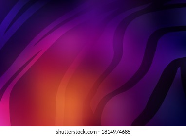 Dark Pink, Yellow vector abstract layout. New colored illustration in blur style with gradient. New style design for your brand book.