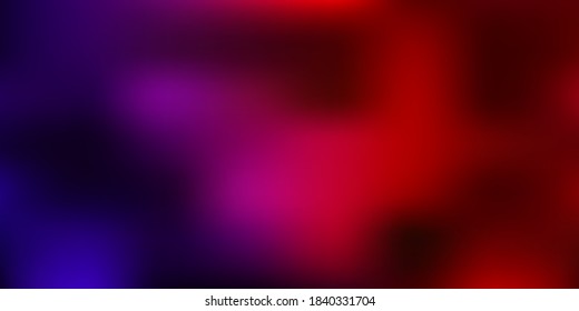Dark pink, yellow vector abstract blur background. Colorful gradient abstract illustration in blur style. Background for web designers.