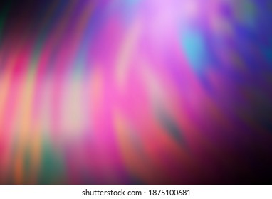 Planta brillante abstracta de vector amarillo rosado oscuro. Ilustración creativa en estilo de semitono con gradiente. Diseño inteligente para su trabajo.