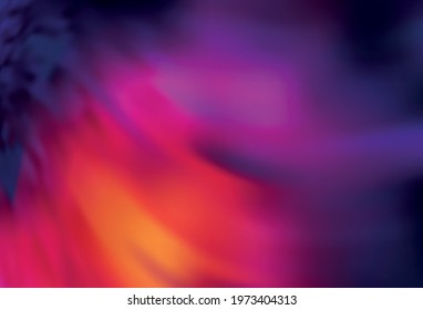 Dark Pink, Yellow vector abstract bright template. An elegant bright illustration with gradient. The best blurred design for your business.