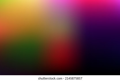 Dark pink, yellow vector abstract blur backdrop. Shining colorful blur illustration in abstract style. Best choice for your design.