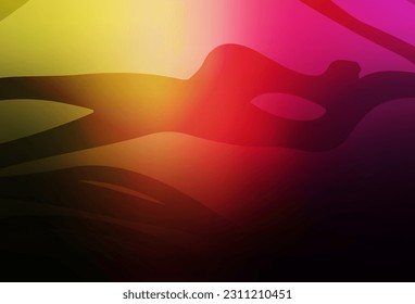 Dark Pink, Yellow vector abstract bright pattern. Shining colorful illustration in smart style. Blurred design for your web site.