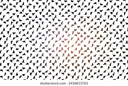 Dark Pink, Yellow vector abstract colorful background, which consist of triangles. Pattern with colored triangles on white background.