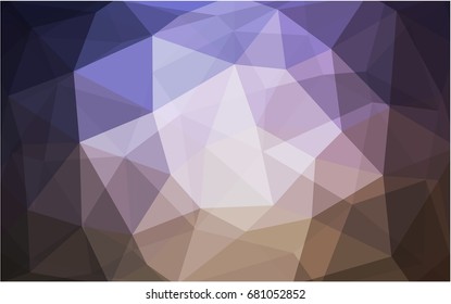 Dark Pink, Yellow vector abstract textured polygonal background. Blurry triangle design. Pattern can be used for background.