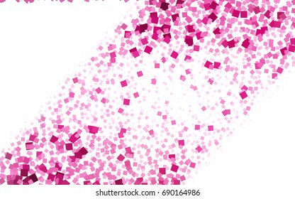 Dark Pink, Yellow vector abstract textured polygonal background. Blurry rectangular design. The pattern with repeating rectangles can be used for background.