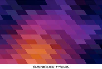 Dark Pink, Yellow vector abstract textured polygonal background. Blurry rectangular design. The pattern with repeating rectangles can be used for background.