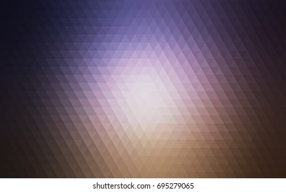 Dark Pink, Yellow vector abstract mosaic background. Glitter abstract illustration with an elegant design. Brand-new style for your business design.