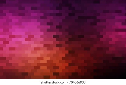 Dark Pink, Yellow vector abstract textured polygonal background. Blurry rectangular design. The pattern with repeating rectangles can be used for background.