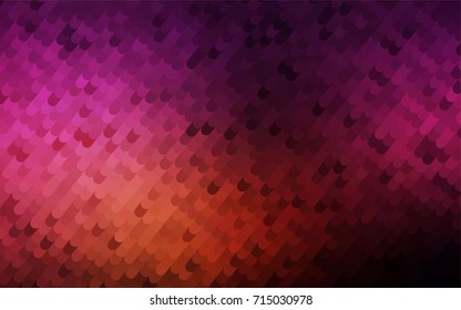 Dark Pink, Yellow vector abstract cambered background. Colorful abstract illustration with gradient crooked lines. The best curved design for your business.