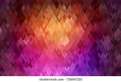 Dark Pink, Yellow vector abstract textured polygonal background. Blurry rectangular design. The pattern with repeating rectangles can be used for background.