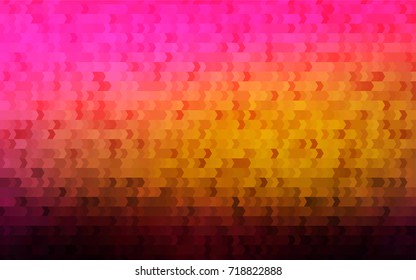 Dark Pink, Yellow vector abstract textured polygonal background. Blurry rectangular design. The pattern with repeating rectangles can be used for background.