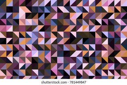 Dark Pink, Yellow vector abstract polygonal pattern. An elegant bright illustration with gradient. The template can be used as a background for cell phones.