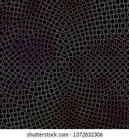 Dark Pink, Yellow vector backdrop with circles. Modern abstract illustration with colorful circle shapes. Pattern for business ads.