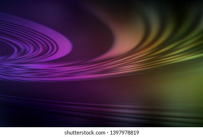 Dark Pink, Yellow vector backdrop with wry lines. A completely new colorful illustration in simple style. A completely new design for your business.