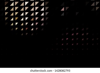 Dark Pink, Yellow vector backdrop with dots. Modern abstract illustration with colorful water drops. Design for business adverts.
