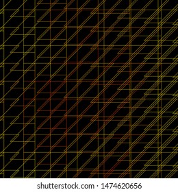 Dark Pink, Yellow vector backdrop with lines. Modern abstract illustration with colorful lines. Smart design for your promotions.
