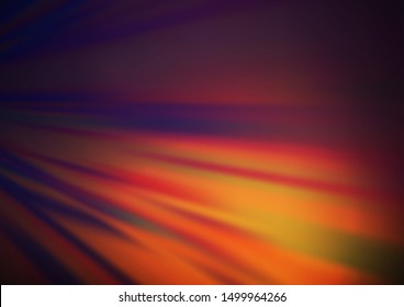 Dark Pink, Yellow vector backdrop with long lines. Blurred decorative design in simple style with lines. Best design for your ad, poster, banner.