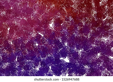 Dark Pink, Yellow vector backdrop with wry lines. Glitter abstract illustration with wry lines. Pattern for your business design.