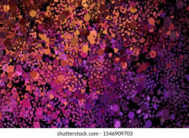 Dark Pink, Yellow vector backdrop with memphis shapes. Modern abstract illustration with colorful random forms. Background for a cell phone.