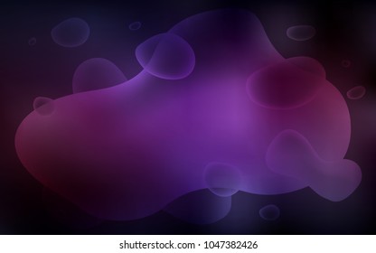 Dark Pink, Yellow vector background with abstract circles. An elegant bright illustration with gradient. A completely new template for your business design.