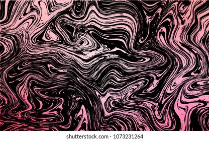 Dark Pink, Yellow vector background with liquid shapes. Creative geometric illustration in marble style with gradient. A completely new memphis design for your business.