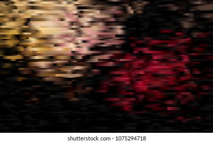 Dark Pink, Yellow vector background with straight lines. Decorative shining illustration with lines on abstract template. Smart design for your business advert.