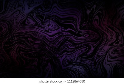 Dark Pink, Yellow vector background with curved circles. Shining illustration, which consist of blurred lines, circles. The template for cell phone backgrounds.