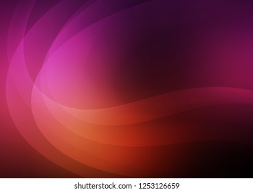 Dark Pink, Yellow vector background with lava shapes. An elegant bright illustration with gradient. A new texture for your  ad, booklets, leaflets.