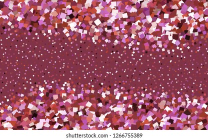 Dark Pink, Yellow vector background of rectangles and squares. Style quilt and blanket. Geometrical rectangular pattern. Repeating pattern with rectangle shapes.