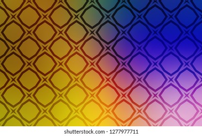 Dark Pink, Yellow vector background with colored stars. Blurred decorative design in simple style with stars. Pattern for new year ad, booklets.
