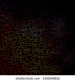 Dark Pink, Yellow vector background with rectangles. Abstract gradient illustration with colorful rectangles. Pattern for busines booklets, leaflets