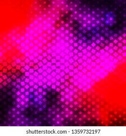 Dark Pink, Yellow vector background in polygonal style. Illustration with a set of gradient rectangles. Pattern for busines booklets, leaflets