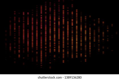 Dark Pink, Yellow vector background with straight lines. Modern geometrical abstract illustration with staves. Pattern for business booklets, leaflets.