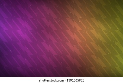 Dark Pink, Yellow vector background with straight lines. Blurred decorative design in simple style with lines. Smart design for your business advert.