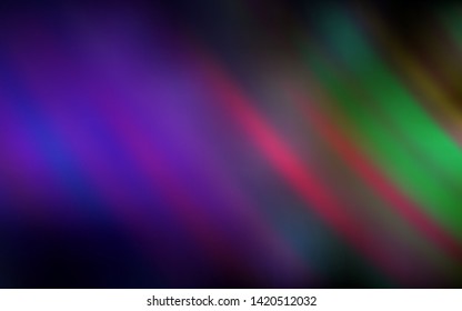 Dark Pink, Yellow vector background with straight lines. Shining colored illustration with sharp stripes. Template for your beautiful backgrounds.