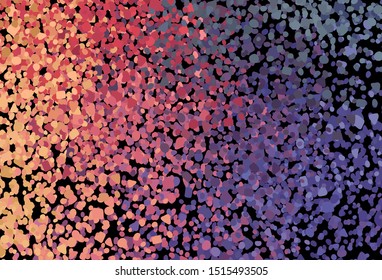 Dark Pink, Yellow vector background with abstract shapes. Illustration with colorful gradient shapes in abstract style. Simple design for your web site.