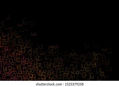 Dark Pink, Yellow vector background with rectangles. Modern abstract illustration with colorful rectangles. Modern template for your landing page.