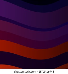 Dark Pink, Yellow vector background with lines. Illustration in abstract style with gradient curved.  Pattern for websites, landing pages.