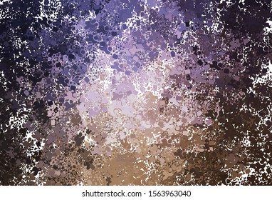 Dark Pink, Yellow vector background with abstract shapes. Decorative design in abstract style with random forms. Background for a cell phone.