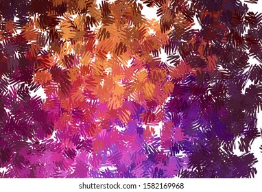 Dark Pink, Yellow vector background with straight lines. Blurred decorative design in simple style with lines. Smart design for your business advert.