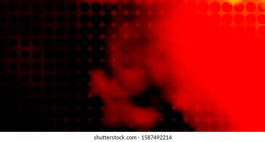 Dark Pink, Yellow vector background with spots. Abstract illustration with colorful spots in nature style. Design for your commercials.
