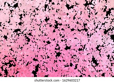 Dark Pink, Yellow vector background with abstract shapes. Modern abstract illustration with colorful random forms. Elegant design for wallpapers.