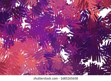 Dark Pink, Yellow vector background with straight lines. Modern geometrical abstract illustration with Lines. Best design for your ad, poster, banner.