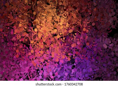 Dark Pink, Yellow vector background with abstract shapes. Simple colorful illustration with abstract gradient shapes. Modern design for your business card.
