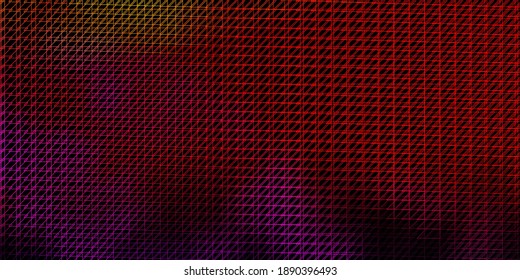 Dark Pink, Yellow vector background with lines. Repeated lines on abstract background with gradient. Pattern for websites, landing pages.